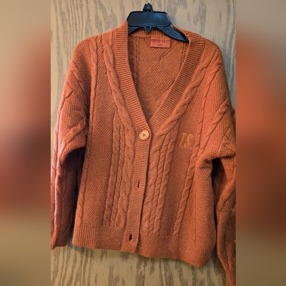 Authentic Taylor Swift "Life Of A Showgirl" Cardigan. Size Youth S/M